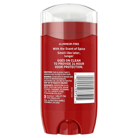 Old Spice After Hours deodorant application close-up showing twist-base ease.