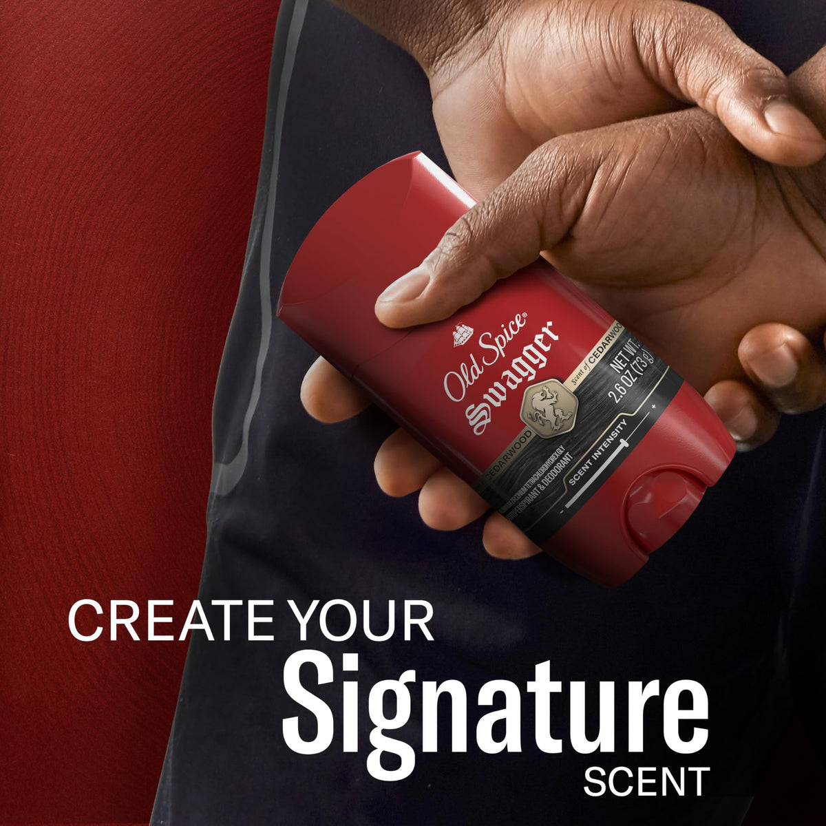 Old Spice Red Collection daily routine setup illustrates versatile grooming options.