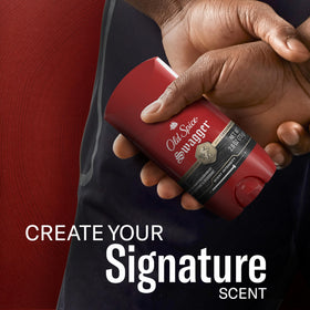 Old Spice Red Collection daily routine setup illustrates versatile grooming options.