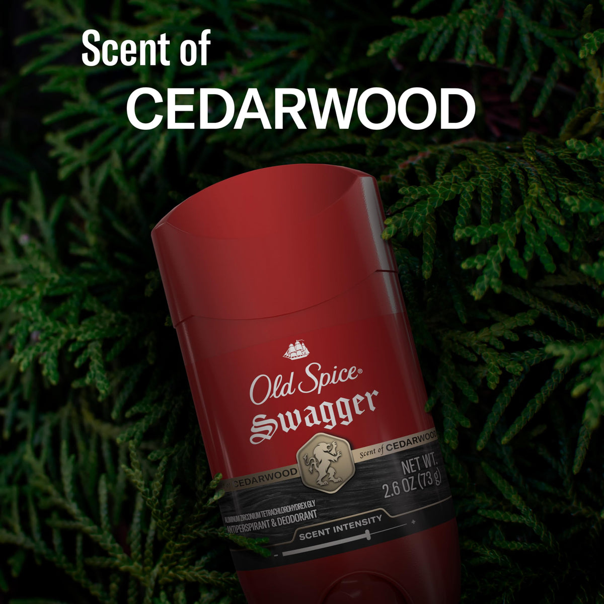 Old Spice Red Collection signature scent display for personalized fragrance crafting.