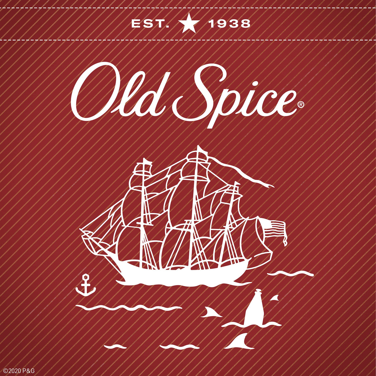 Old Spice Red Zone Collection hero image signals confidence and performance.