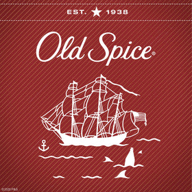 Old Spice Red Zone Collection hero image signals confidence and performance.