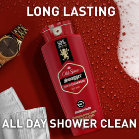 Old Spice Swagger deodorant stick cross-sell option for all-day protection.
