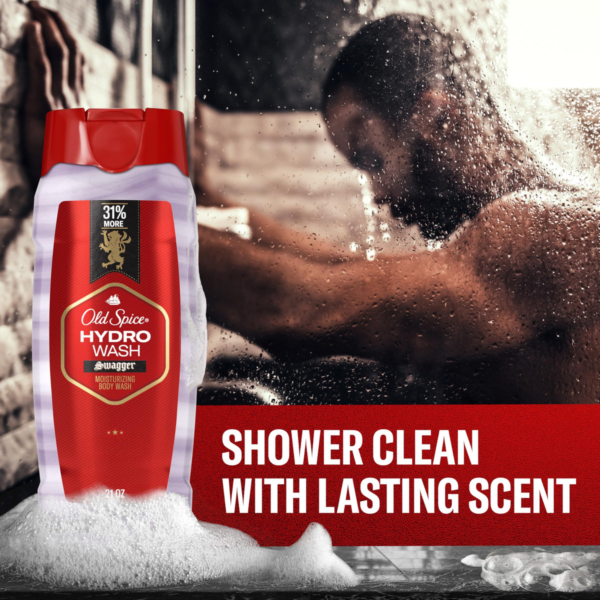 Old Spice Swagger scent close-up highlighting lime and cedarwood notes.
