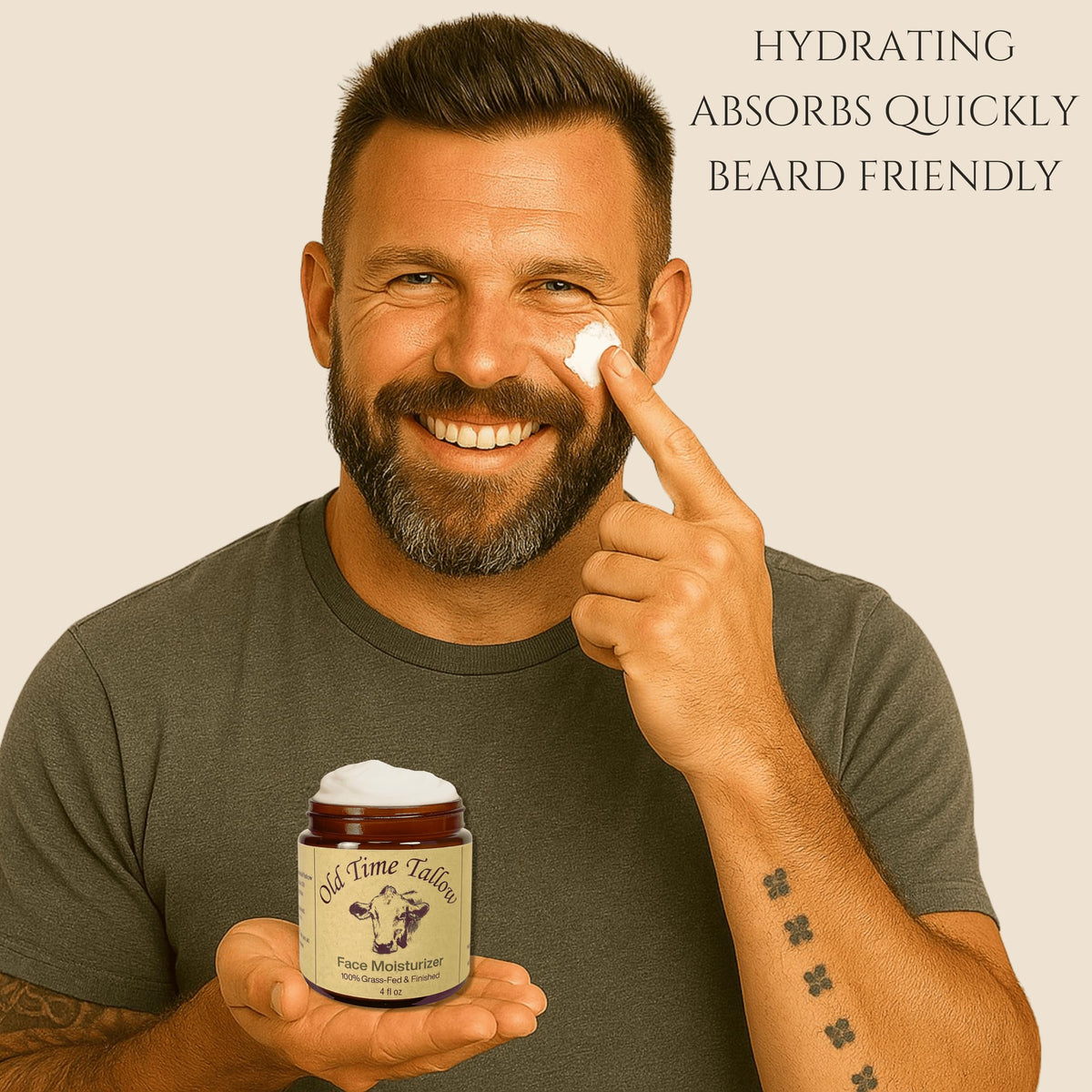 Old Time Tallow USA-made formula reflects family-owned craftsmanship.