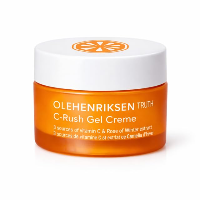 Ole Henriksen C-Rush face application demonstrates smooth absorption.