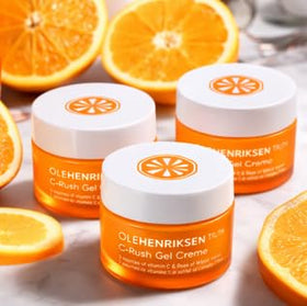 Ole Henriksen C-Rush gel texture close-up shows lightweight hydration.