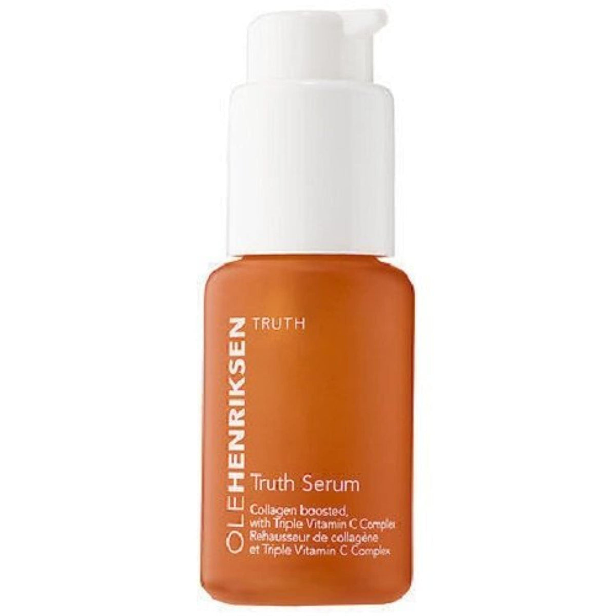 Ole Henriksen Truth Serum bottle front with vitamin C boost for radiant skin