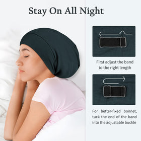 OLESILK breathable silk cap maintains comfortable airflow during sleep.