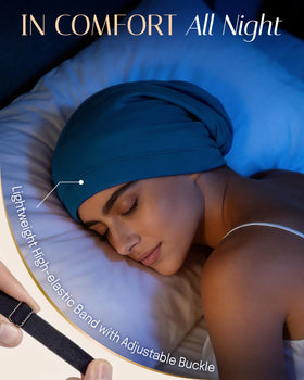 OLESILK daily-wear silk cap suits all-season use and gentle scalp warmth.
