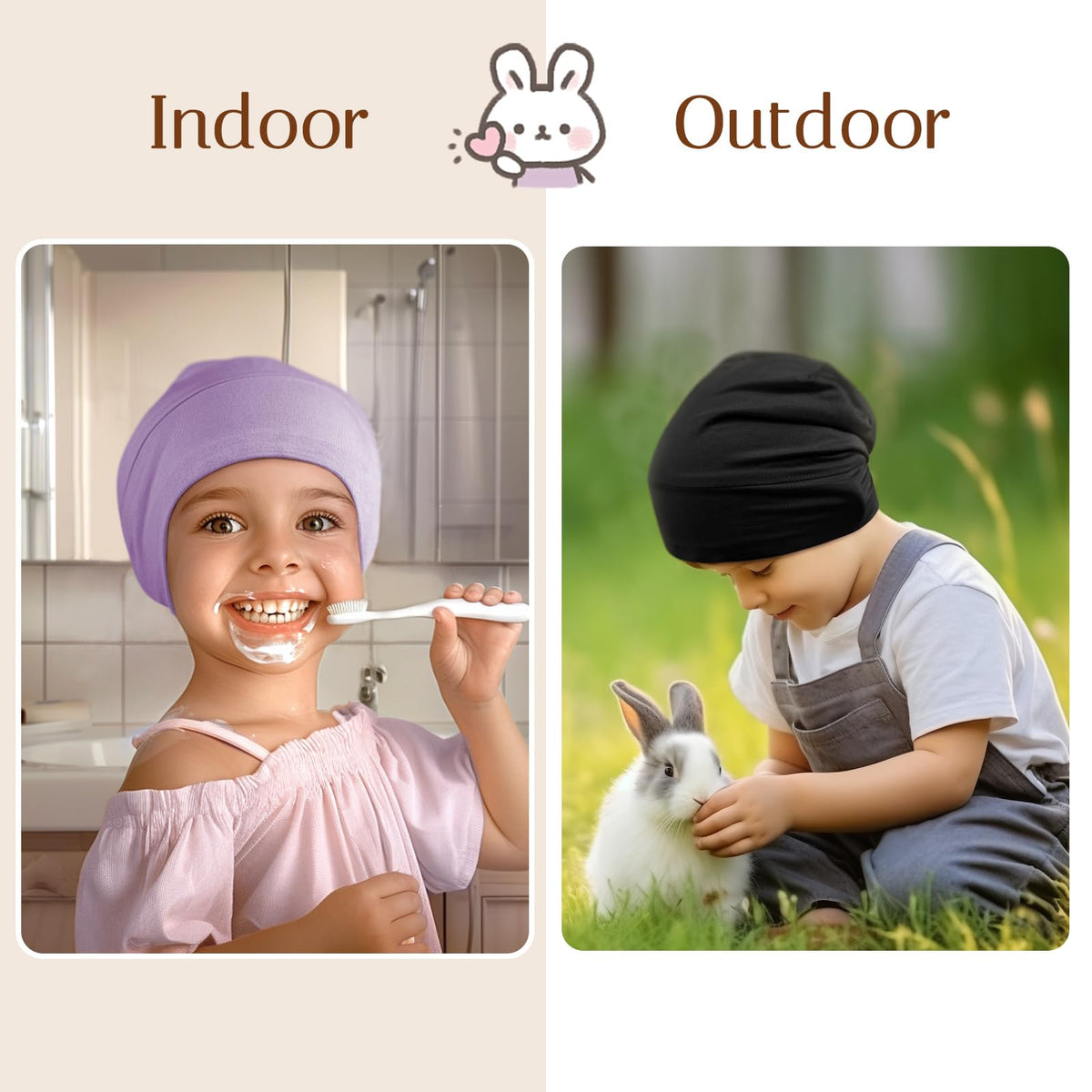 OLESILK Durable stitching ensures long-lasting child bonnet.