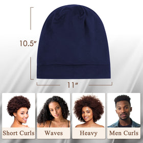 OLESILK Mulberry Silk Bonnet for Men – adjustable-strap detail for snug, comfortable sleep