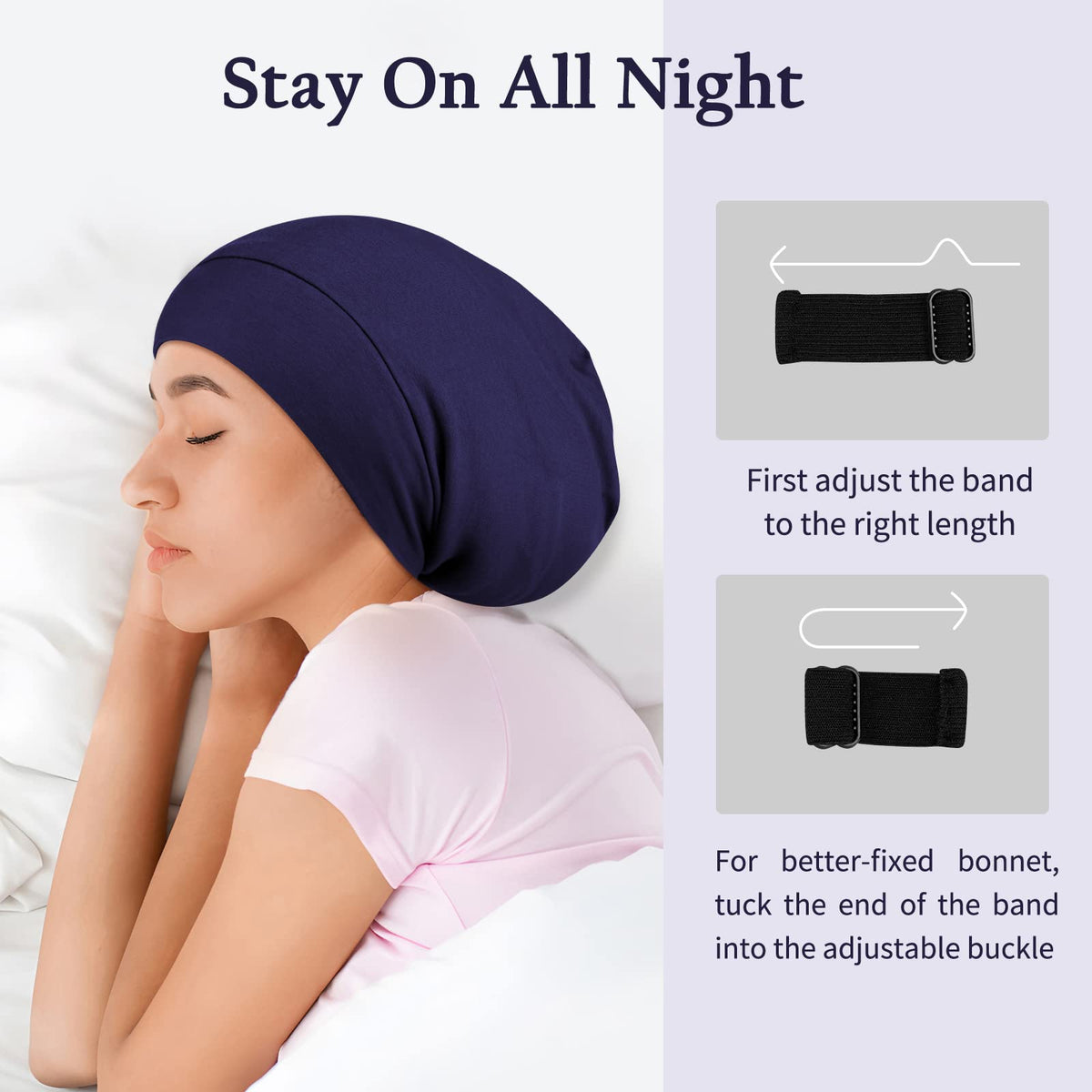 OLESILK Mulberry Silk Bonnet for Men – daily-wear lifestyle shot emphasizing versatile hair care