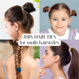 OLESILK silk scrunchie helps keep hair crease-free after styling.