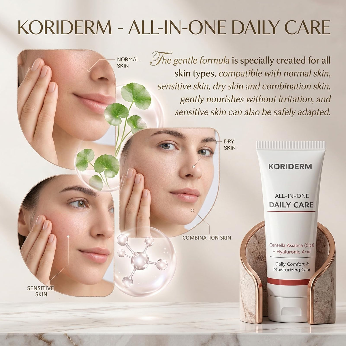 OLEVRALIS Time Reverse Cica Cream daily routine supports simplified skincare.