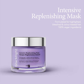 Oligo Blacklight Intensive Replenishing Mask hands applying for even coverage