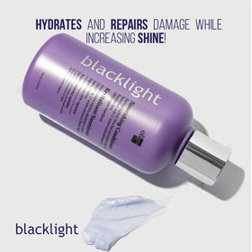 Close-up of conditioner texture highlighting 11 amino acids (Oligo Professionnel).