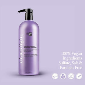 Oligo Professionnel Blacklight Nourishing Shampoo lush lather ready to cleanse.