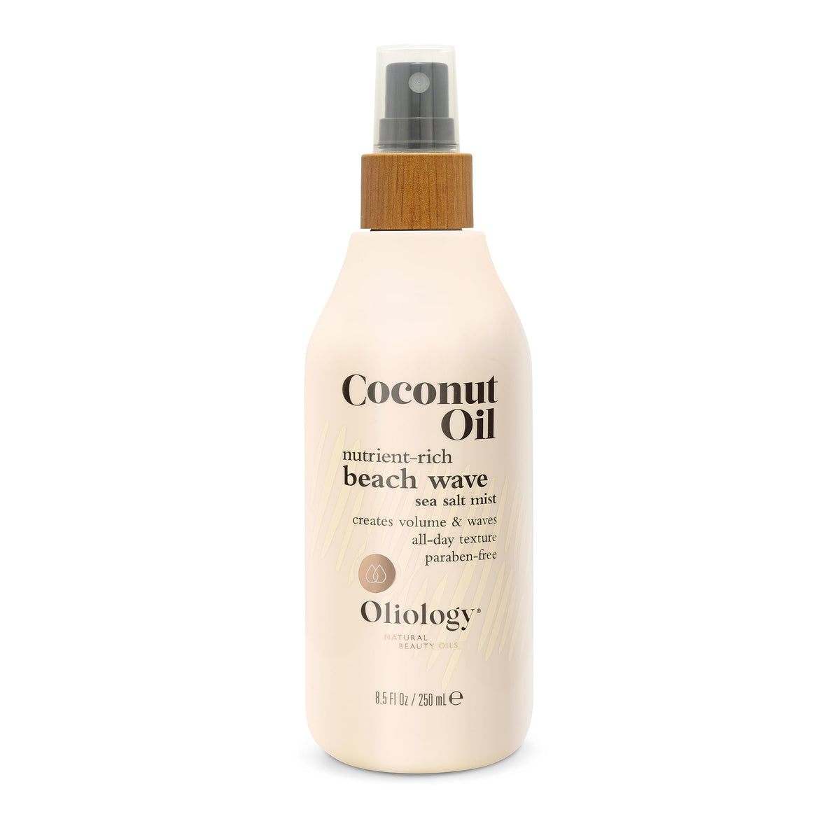 Oliology bottle with natural botanicals emphasizing USA-made ingredients.