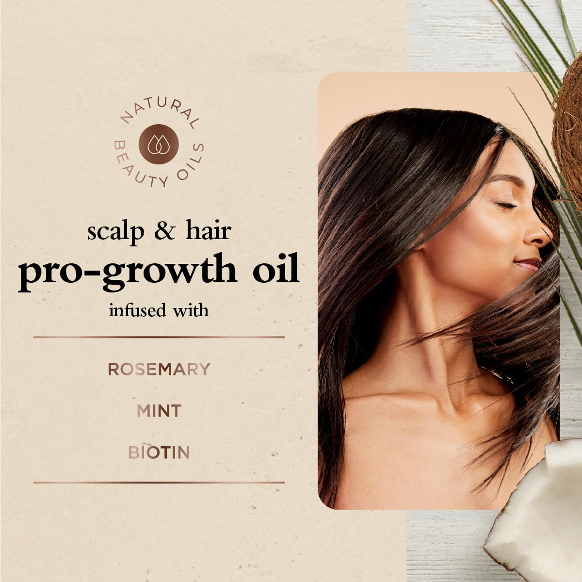 Oliology oil on shelf ready to boost shine and softness.