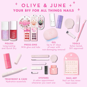 Olive & June cuticle serum bottle for hydrating finish