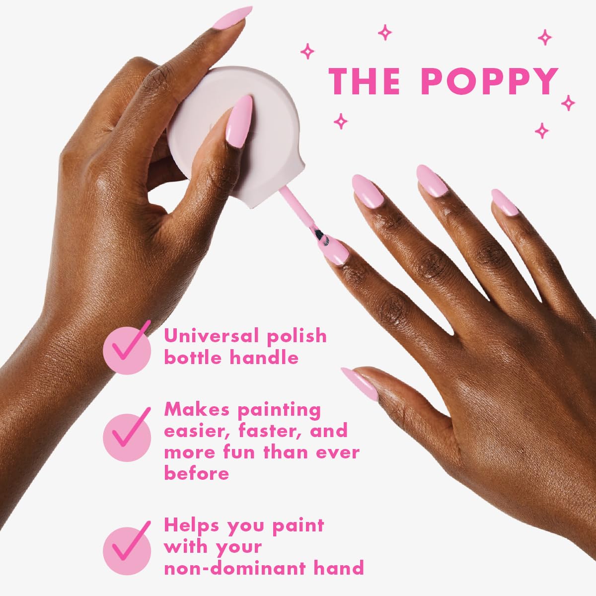 Olive & June The Poppy handle for steady polish strokes