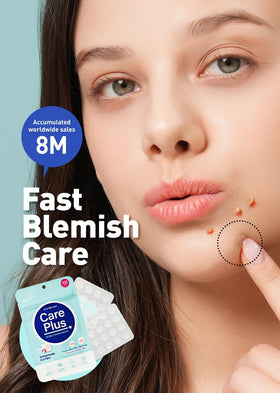 Olive Young Care Plus Spot Patch 5-pack ready for travel and everyday use.