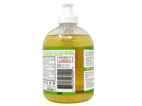 Olivella rich-lather texture illustrating moisturizing cleanser for face and body.
