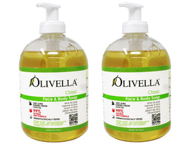 Olivella vitamins A and E highlight skin-supporting antioxidants.