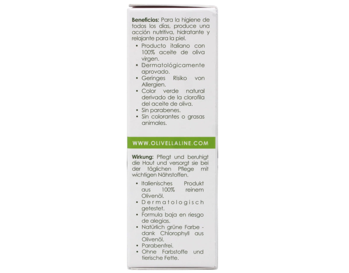 Olivella Soap Bar rich-lather delivers creamy cleansing and antioxidant-rich care.