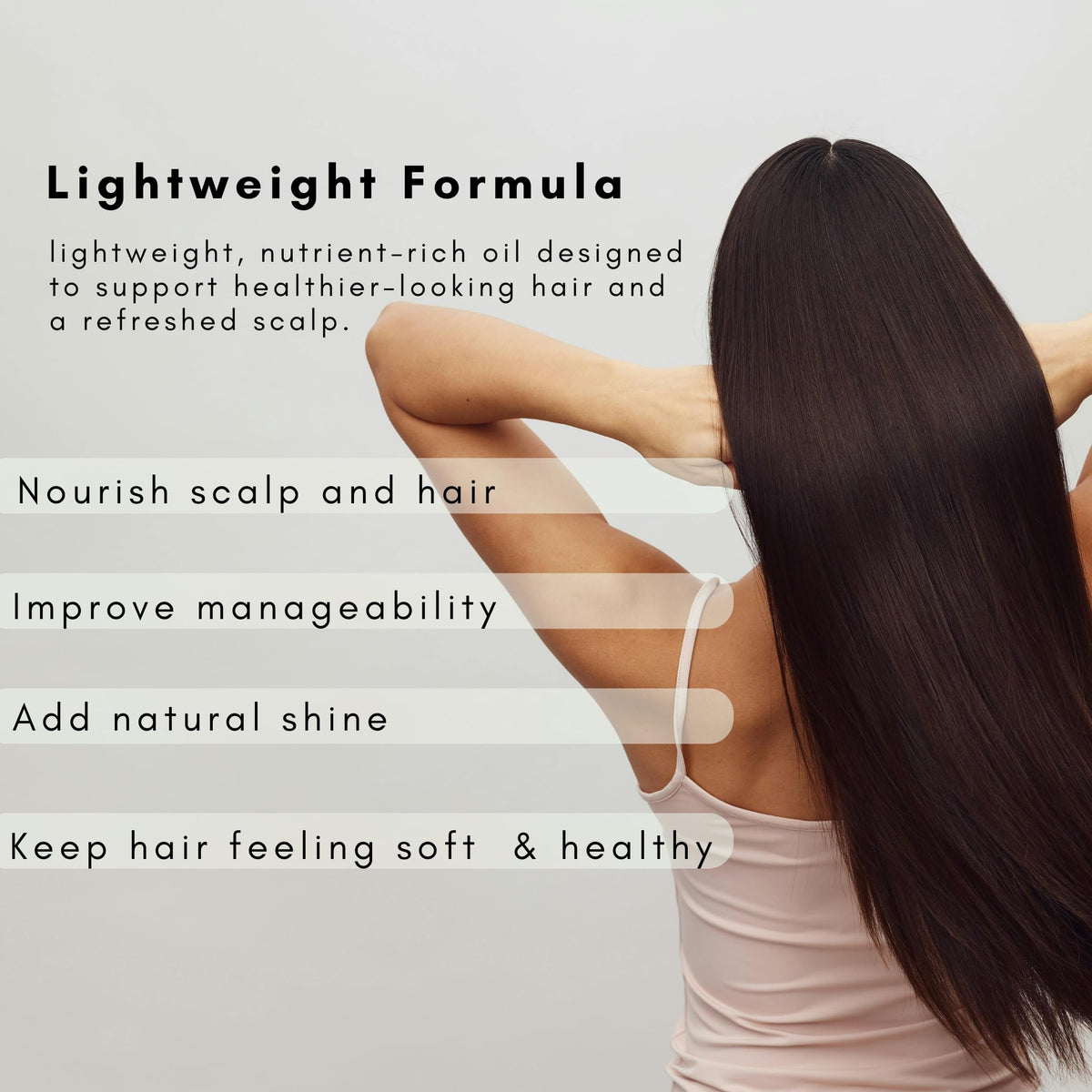 Olivia Care biotin-infused oil aims to reinforce hair strands.