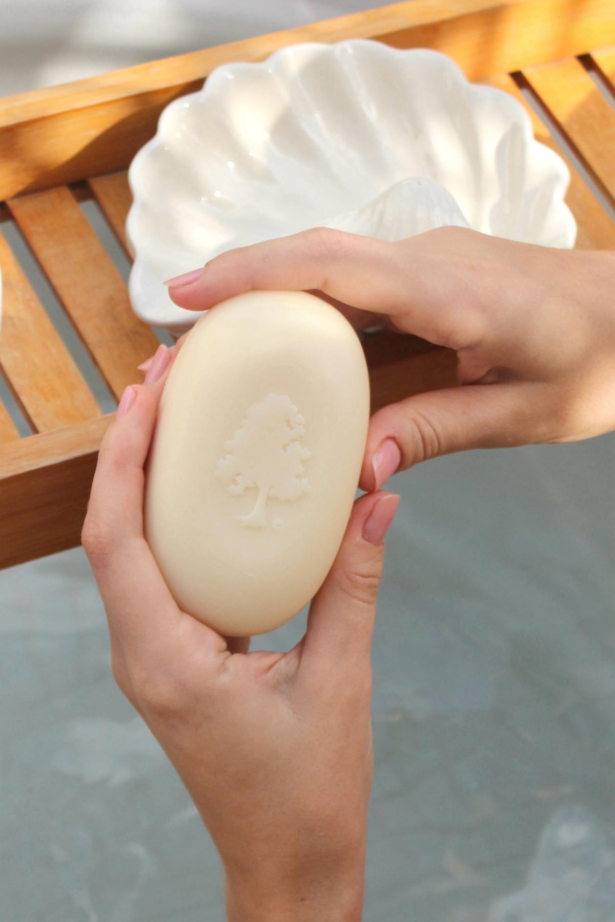 Olivia Care Lavender Bar Soap olive oil infusion for gentle cleansing