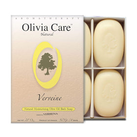 Olivia Care Verbena Soap Gift Box, elegant and gift-ready for a daily cleanse.
