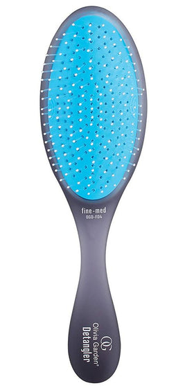 Olivia Garden Aurora Detangler Brush glides through wet hair with minimal tugging.