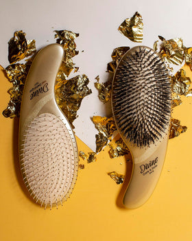 Olivia Garden Divine Paddle Brush for wet detangler use in damp hair