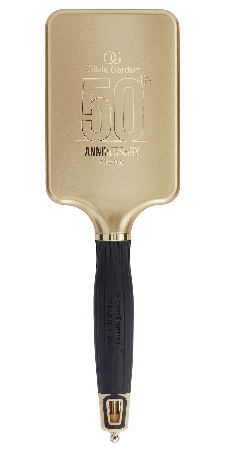 Olivia Garden NanoThermic brush ball-point tips glide smoothly for comfortable brushing.