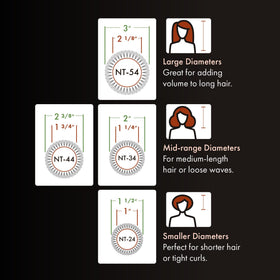 Olivia Garden Nanothermic retractable sectioning pick aids precise parting.