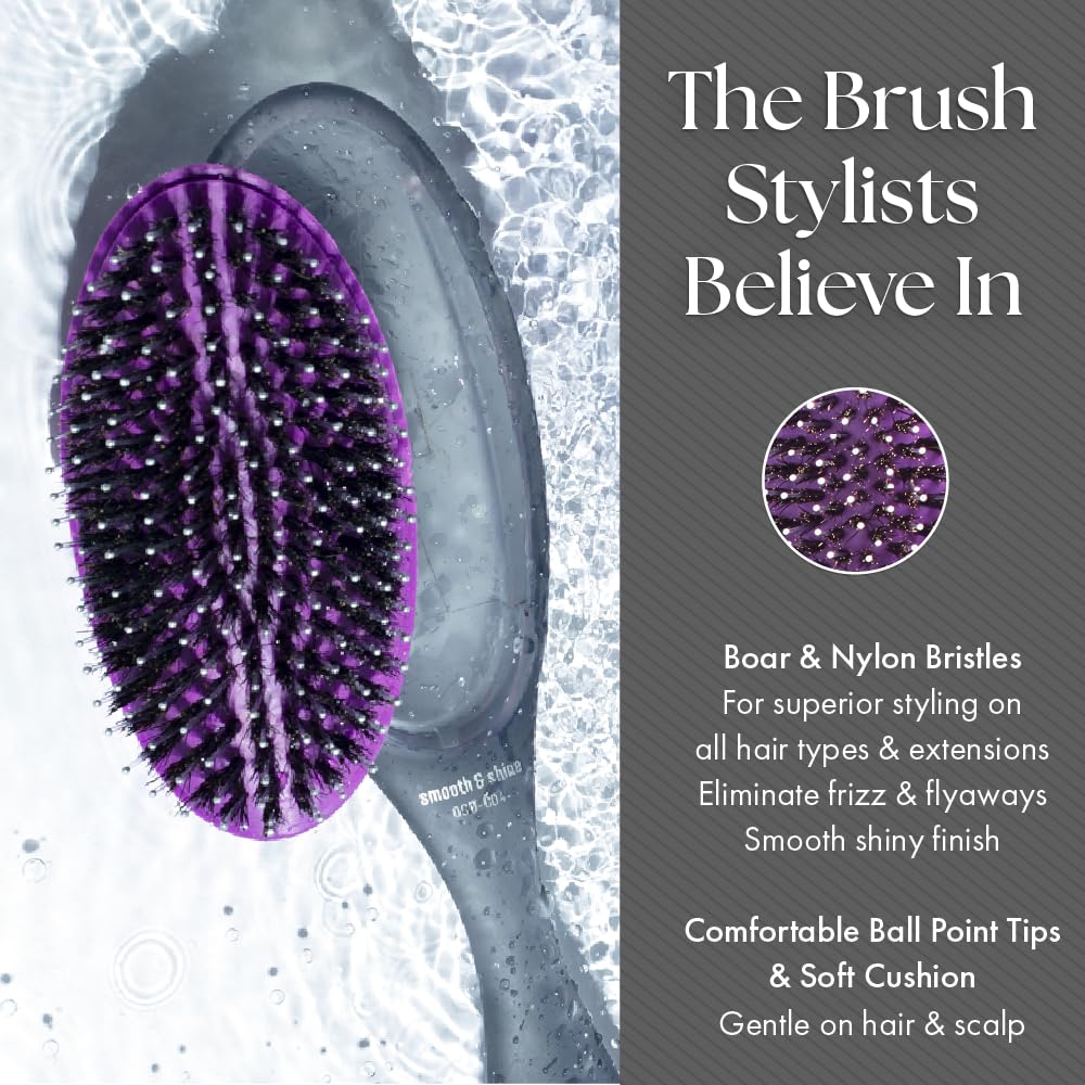 Olivia Garden OG Brush Styler soft cushion protects scalp during styling