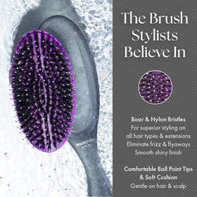Olivia Garden OG Brush Styler soft cushion protects scalp during styling