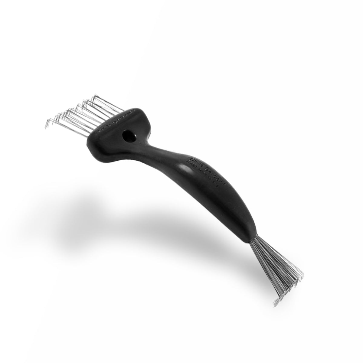Olivia Garden Brush Cleaner front view shows compact 2-in-1 design for quick refresh