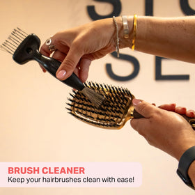 Universal compatibility demonstrates cleaning for all brush sizes and models