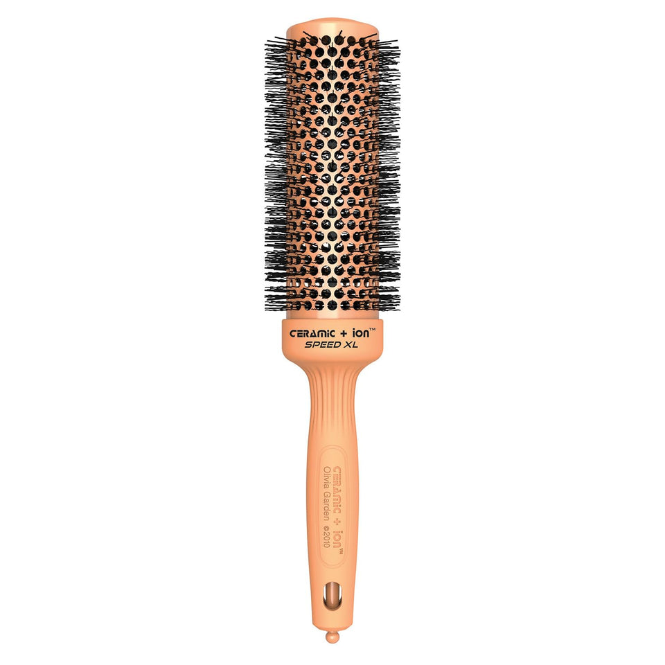 Olivia Garden Ceramic + Ion Speed XL barrel heats quickly for fast blowouts.
