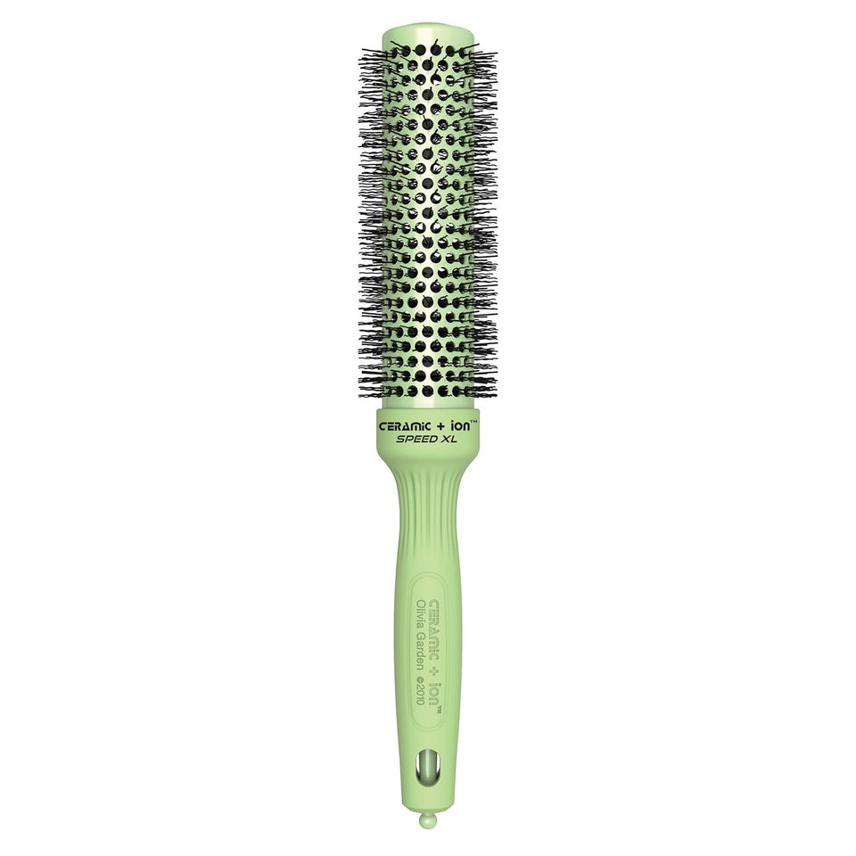 Olivia Garden Ceramic + Ion Speed XL barrel heats quickly for faster styling.