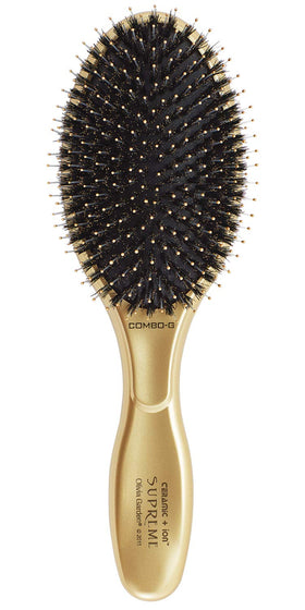 Olivia Garden Ceramic Ion Supreme Paddle Brush for all hair lengths with smooth, frizz-reducing results.