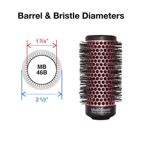 Olivia Garden MultiBrush locking system keeps barrel secure during use