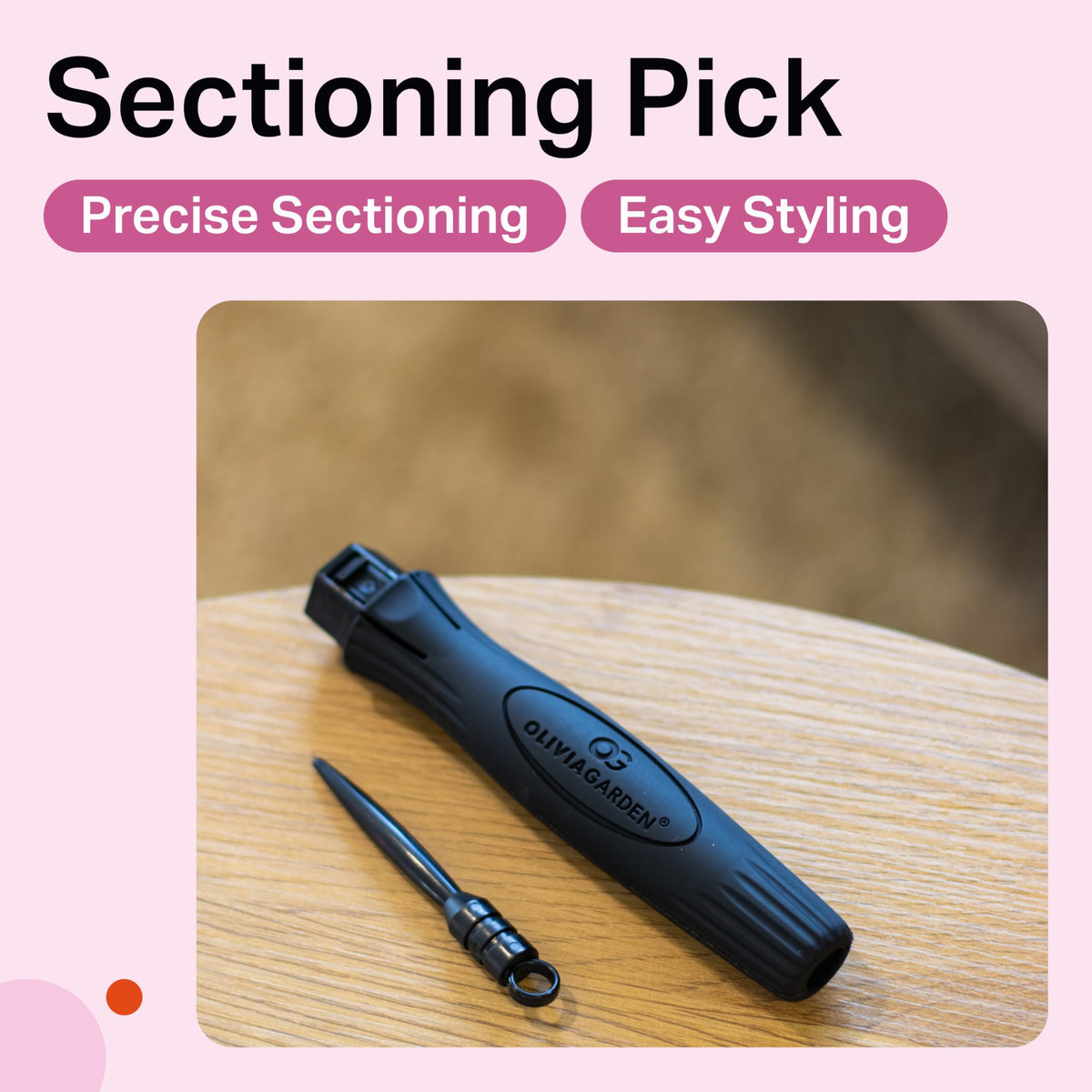 Olivia Garden MultiBrush retractable pick adds precision and lift