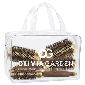 Olivia Garden NanoThermic ceramic-barrel heats quickly for faster blowouts.