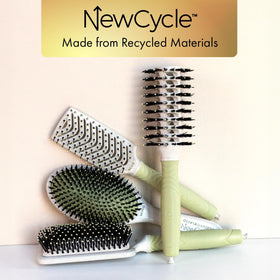 Recycled-material body of Olivia Garden NewCycle highlights eco-friendly design.