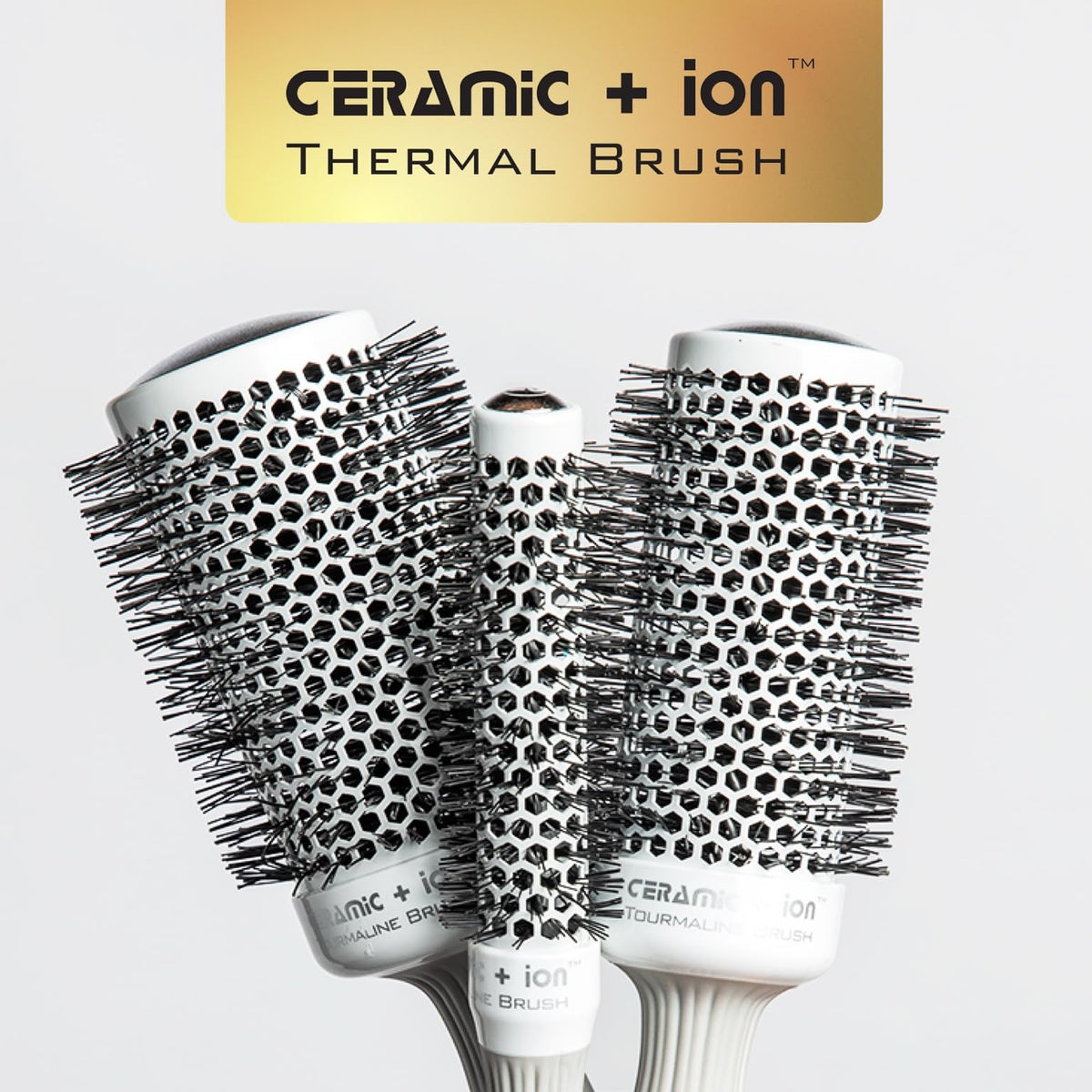 Olivia Garden retractable sectioning pick included for precise hair partitioning during styling.