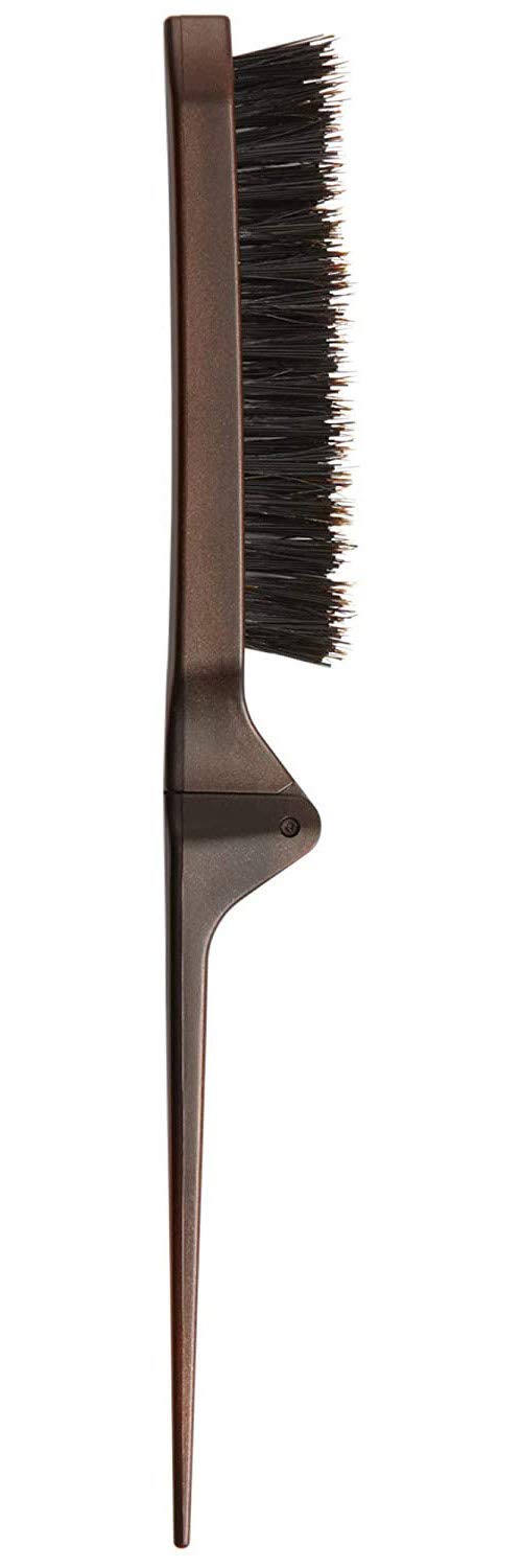 Olivia Garden Style-Up Teasing Foldable Brush closed for portable styling on the go.